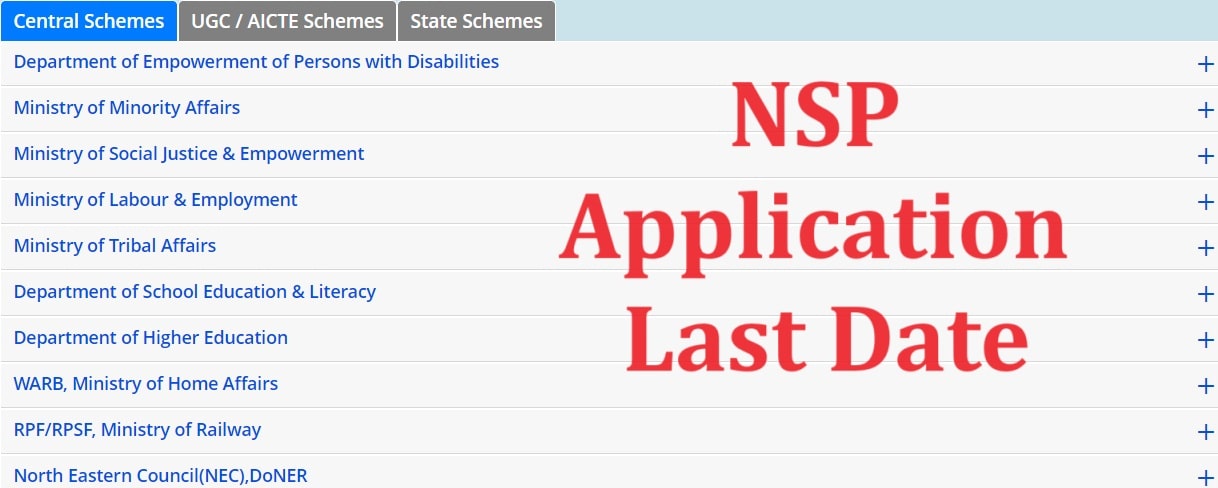 NSP Application Last Date